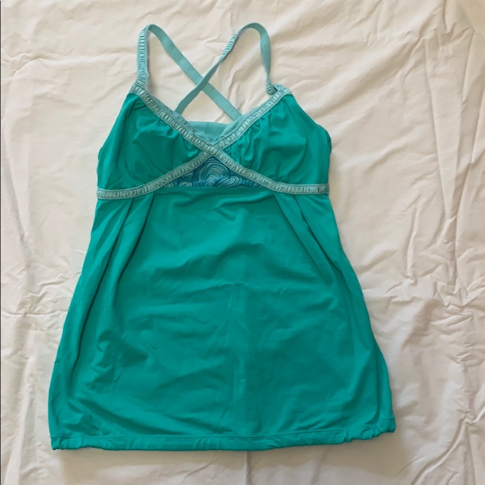 Lululemon Aqua Tank Top Size 4